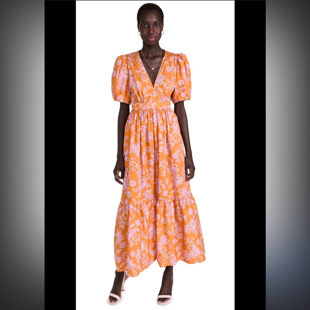 XIRENA Larkyn Maxi Dress in Tropicana Orange